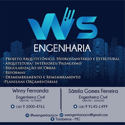 WS ENGENHARIA Taiobeiras MG