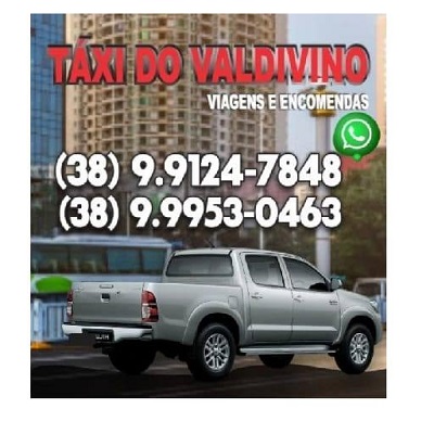 Táxi do Valdivino Taiobeiras MG